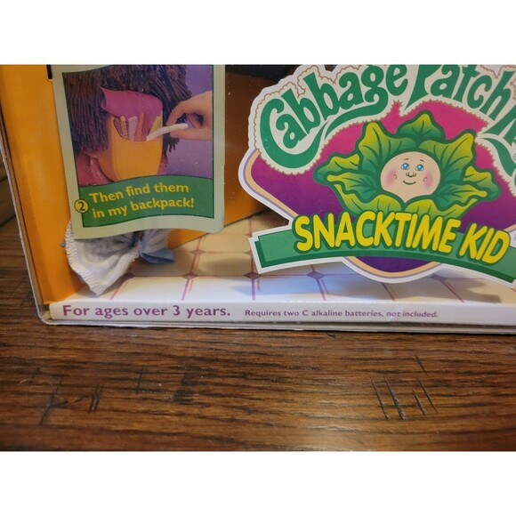 Vintage CABBAGE PATCH KIDS Collectors Doll SnackTime Kid Tiffanie Britt NIB HTF - Picture 11 of 11